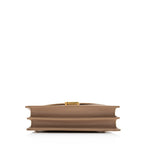 Saint Laurent Smooth Calfskin Monogram Cassandra Shoulder Bag (SHF-14588)