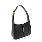 Saint Laurent Smooth Calfskin Monogram Le 5 A 7 Hobo (SHF-umK9NY)