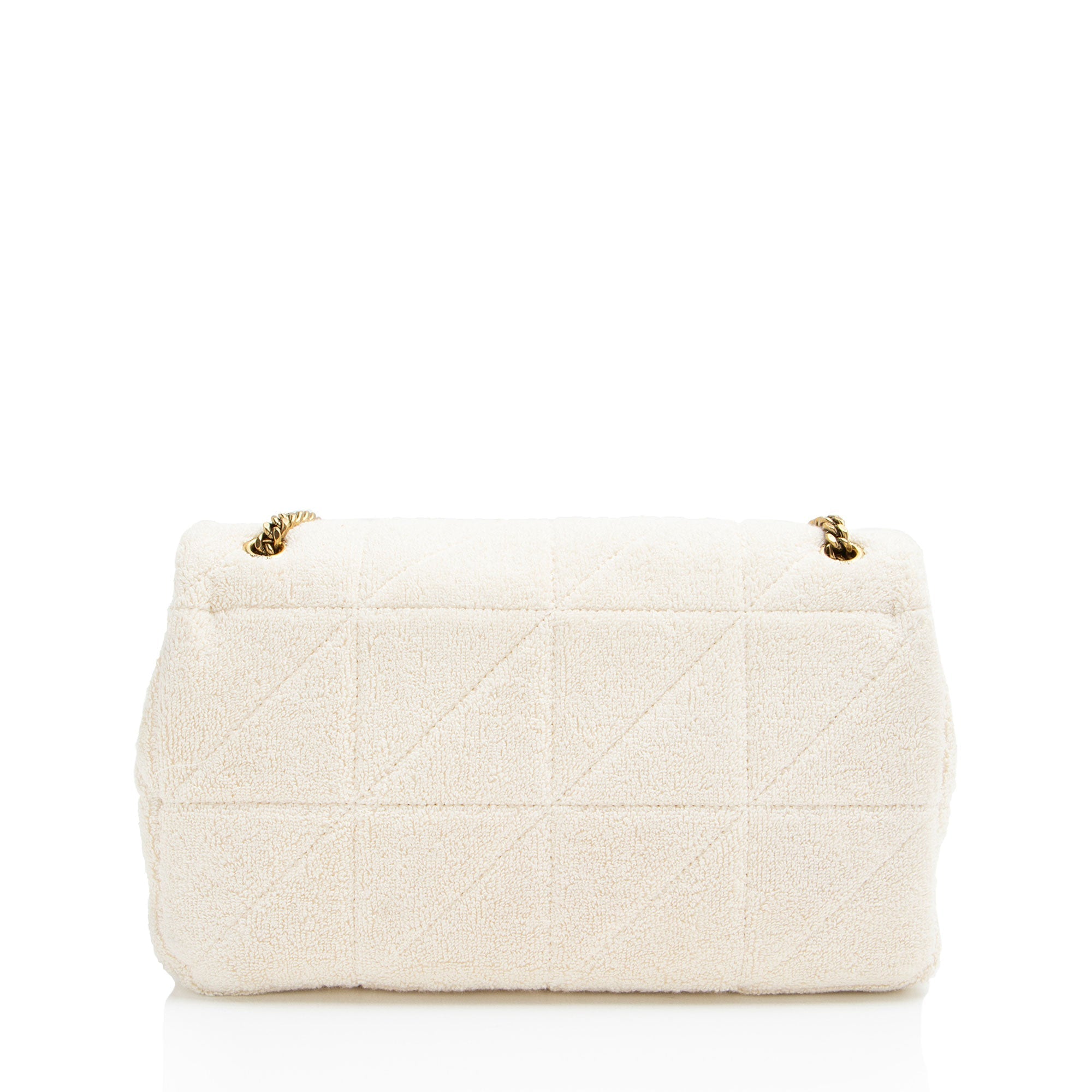 Saint Laurent Terry Cloth Monogram Jamie Medium Shoulder Bag (SHF-3cuogU)