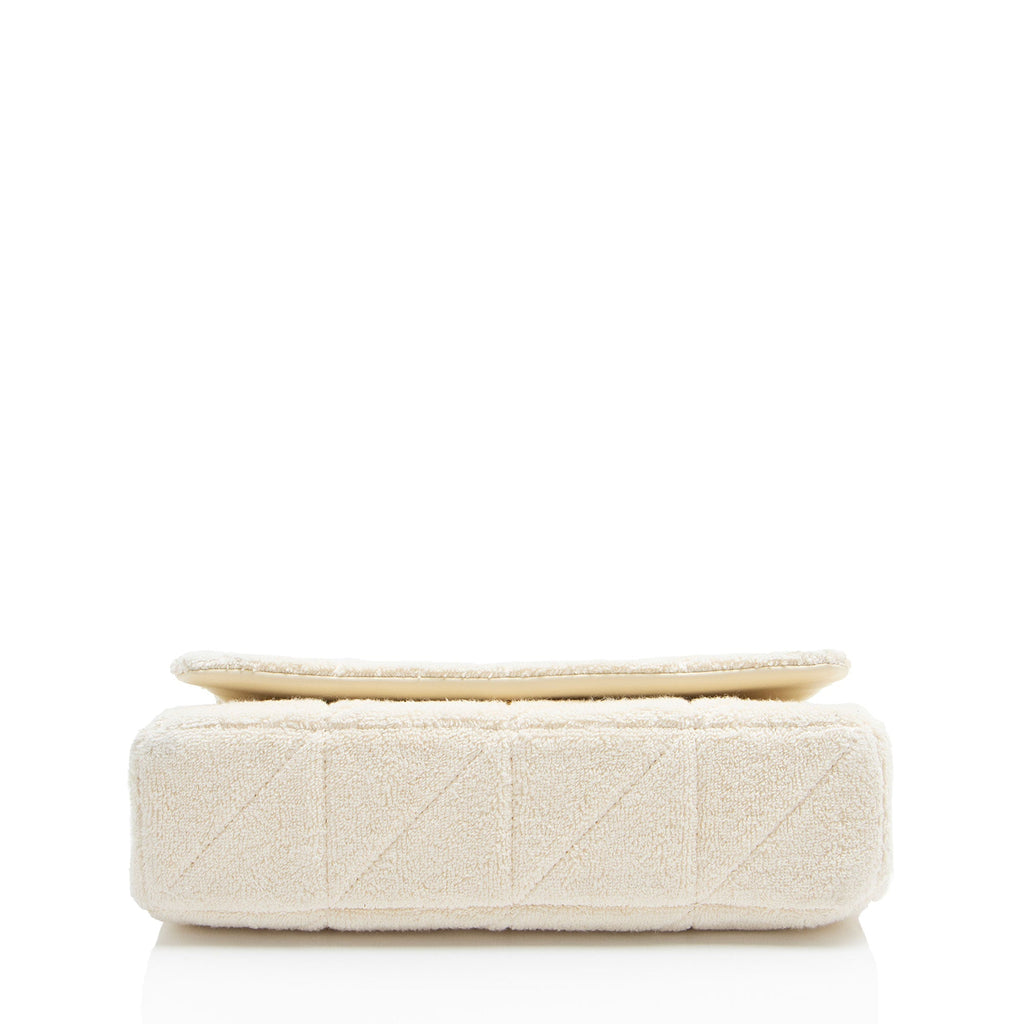 Saint Laurent Terry Cloth Monogram Jamie Medium Shoulder Bag (SHF-3cuogU)