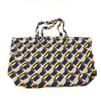 FENDI Tote Bag Leather / nylon White / Navy FIRA FIRA Eco bag Shoulder Bag Women