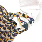 FENDI Tote Bag Leather / nylon White / Navy FIRA FIRA Eco bag Shoulder Bag Women