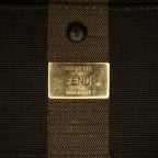 Fendi Baguette Raffia Mamma Pequin Canvas