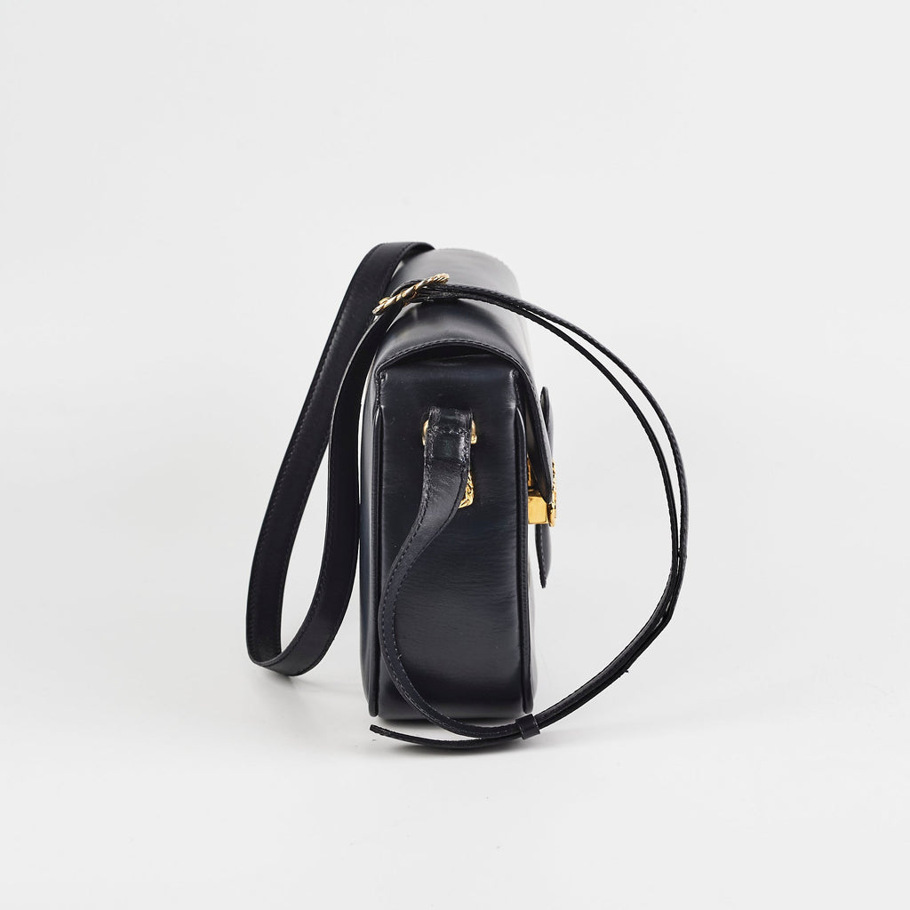 Celine Vintage Navy Box Bag