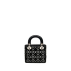Dior Mini Lady Dior Satin With Crystal Black SHW