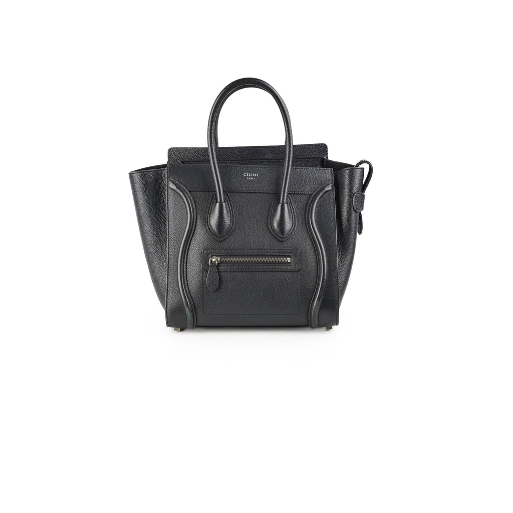 Celine Micro Luggage Black Bag