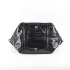 Saint Laurent Downtown Black Patent Bag Black