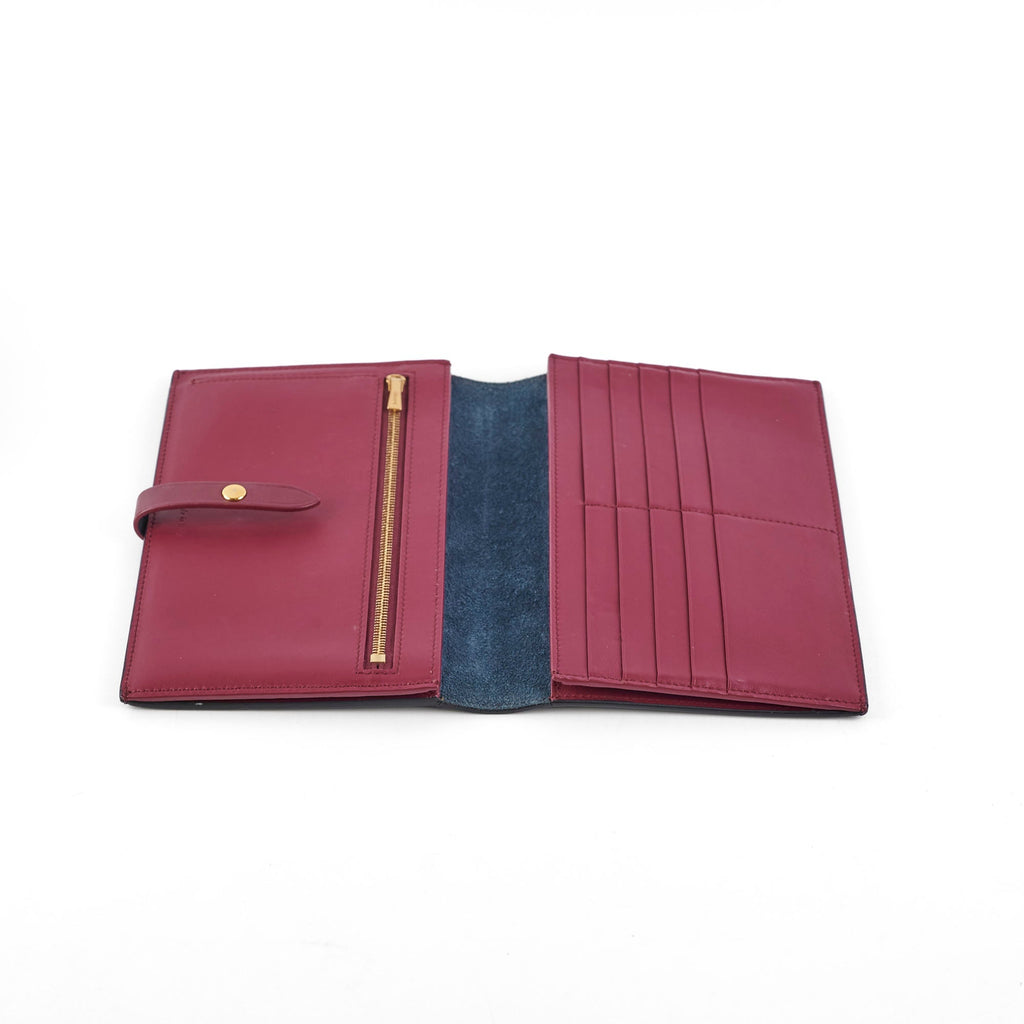Celine Large Bicolour Strap Wallet