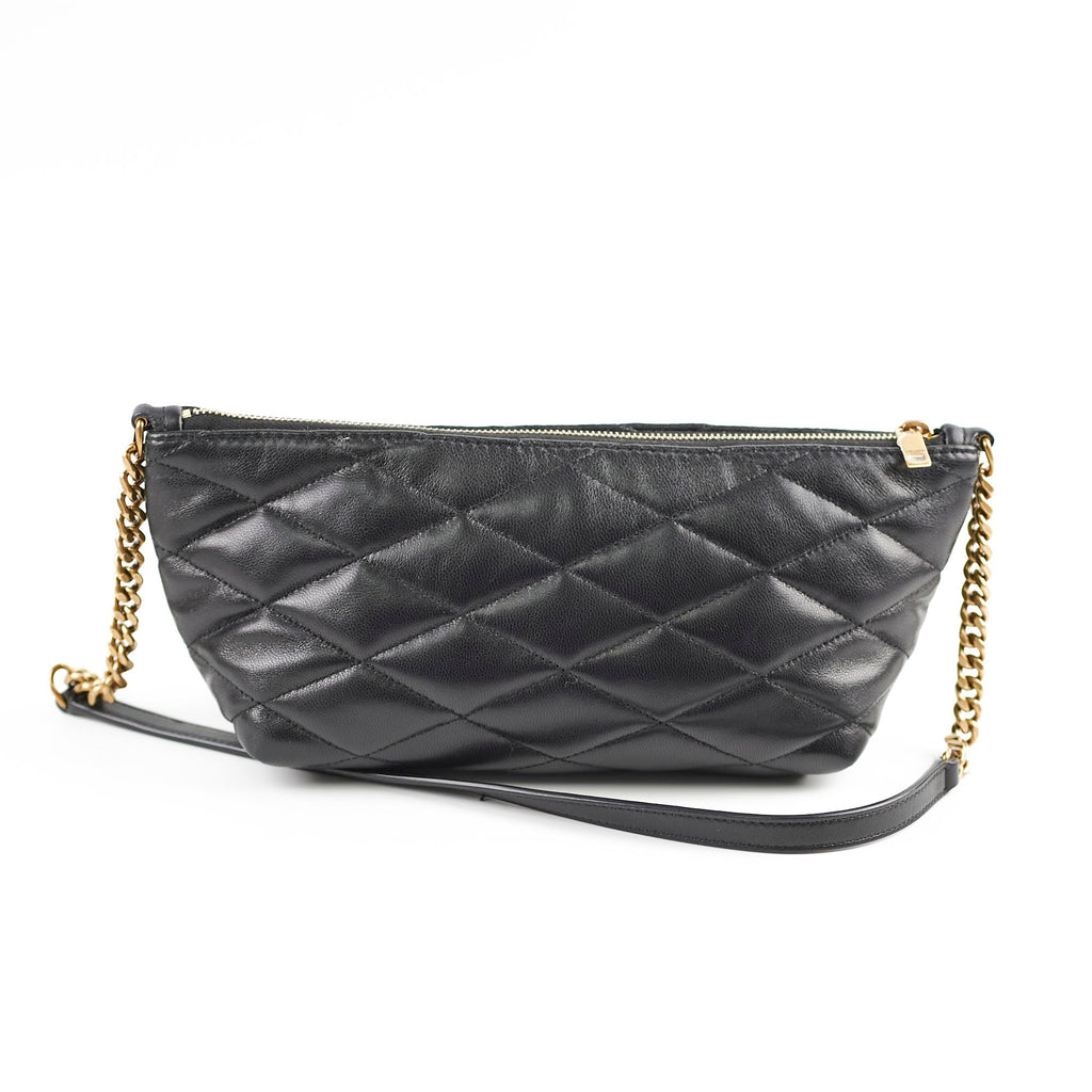 Saint Laurent Mini Quilted Leather Bag Black