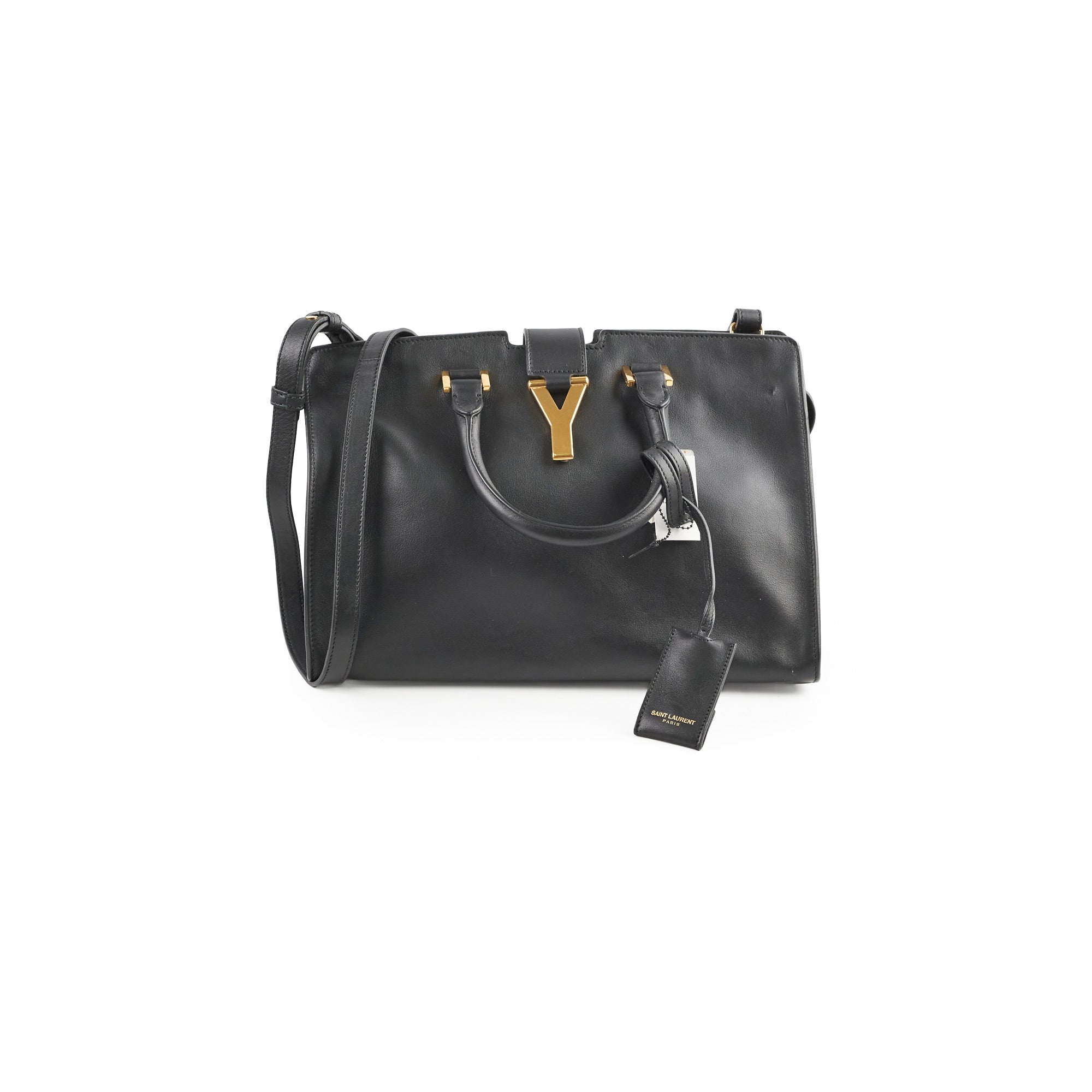 Saint Laurent Small Classis Y Cabas Bag Black