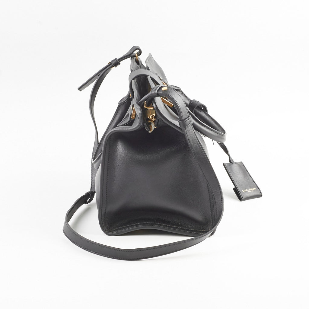 Saint Laurent Small Classis Y Cabas Bag Black