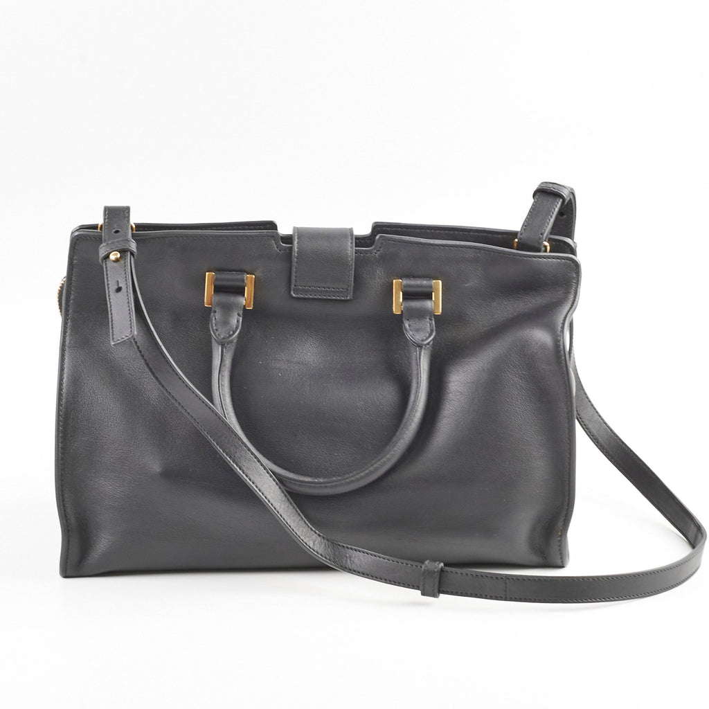 Saint Laurent Small Classis Y Cabas Bag Black