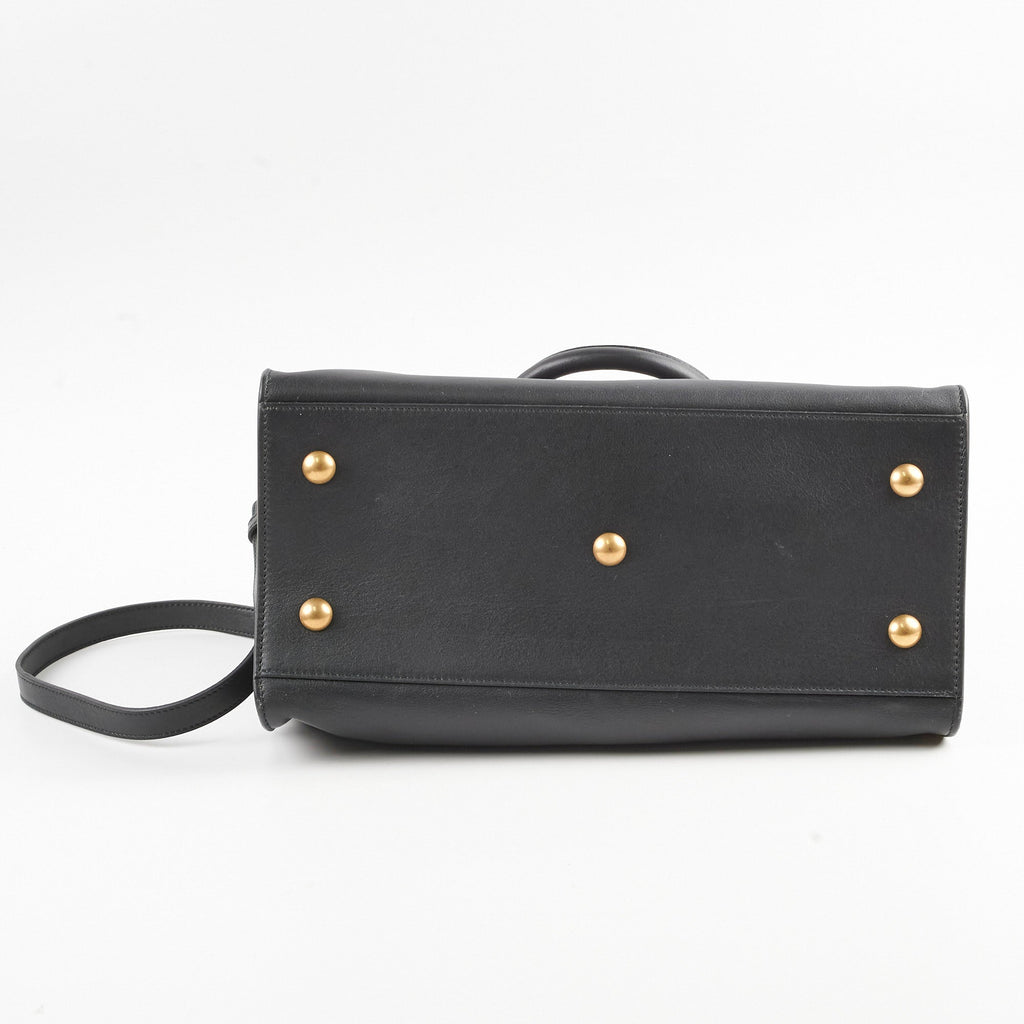 Saint Laurent Small Classis Y Cabas Bag Black