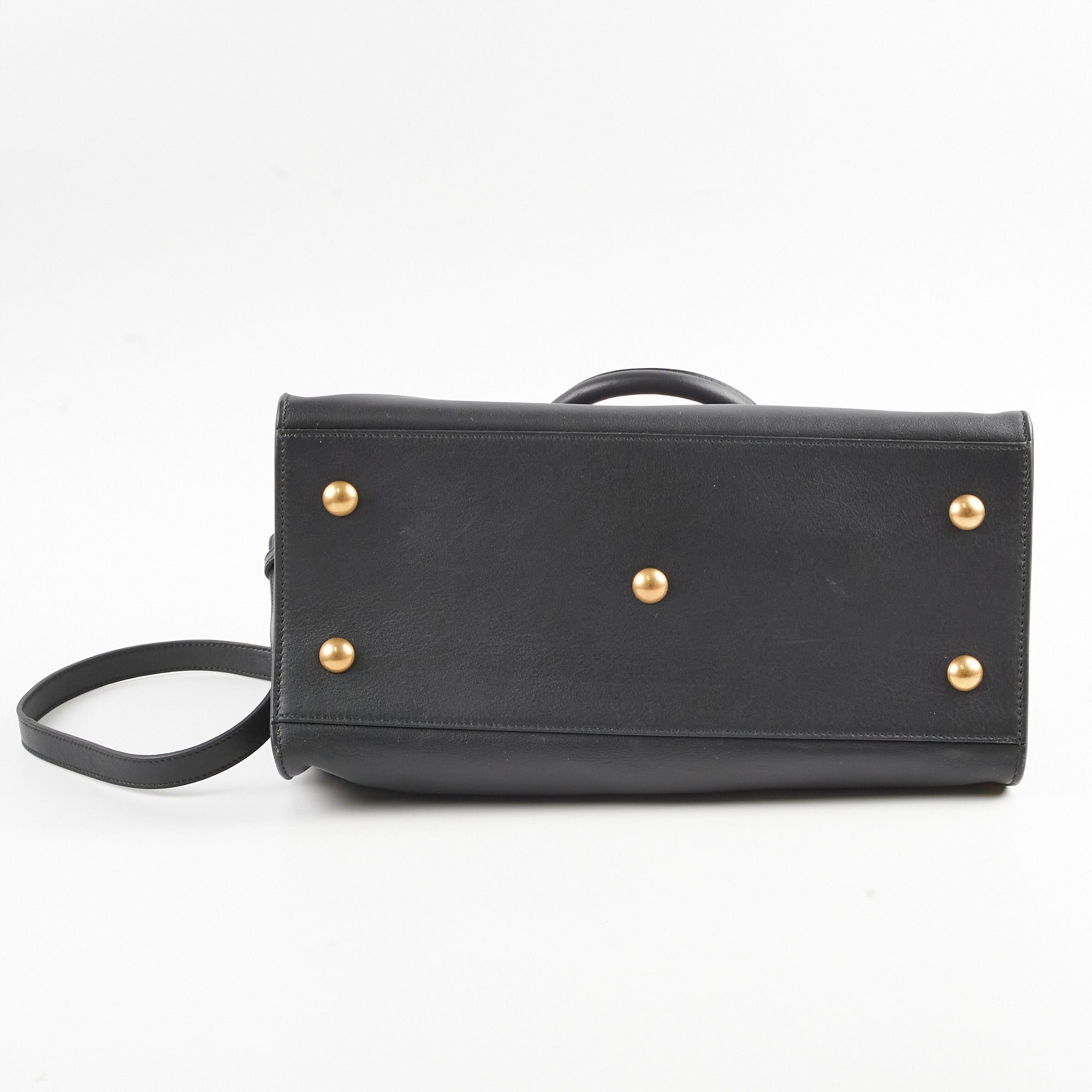 Saint Laurent Small Classis Y Cabas Bag Black