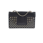 Saint Laurent Black Studded Crossbody Bag