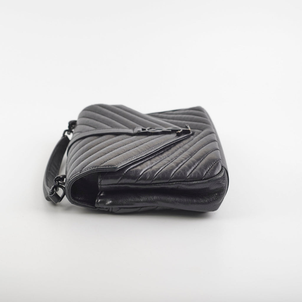Saint Laurent So black Medium College Bag