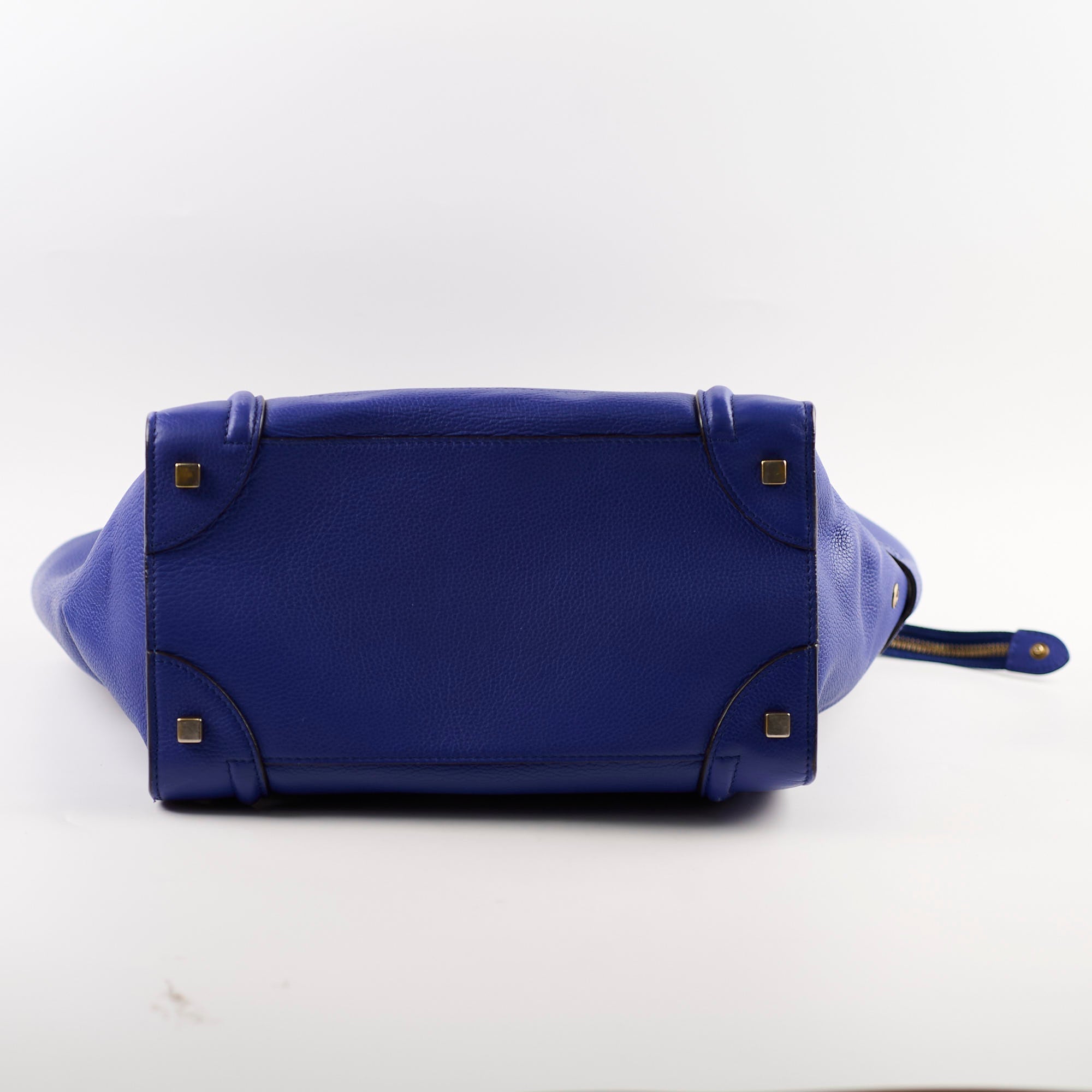 Celine Mini Luggage Bag Blue