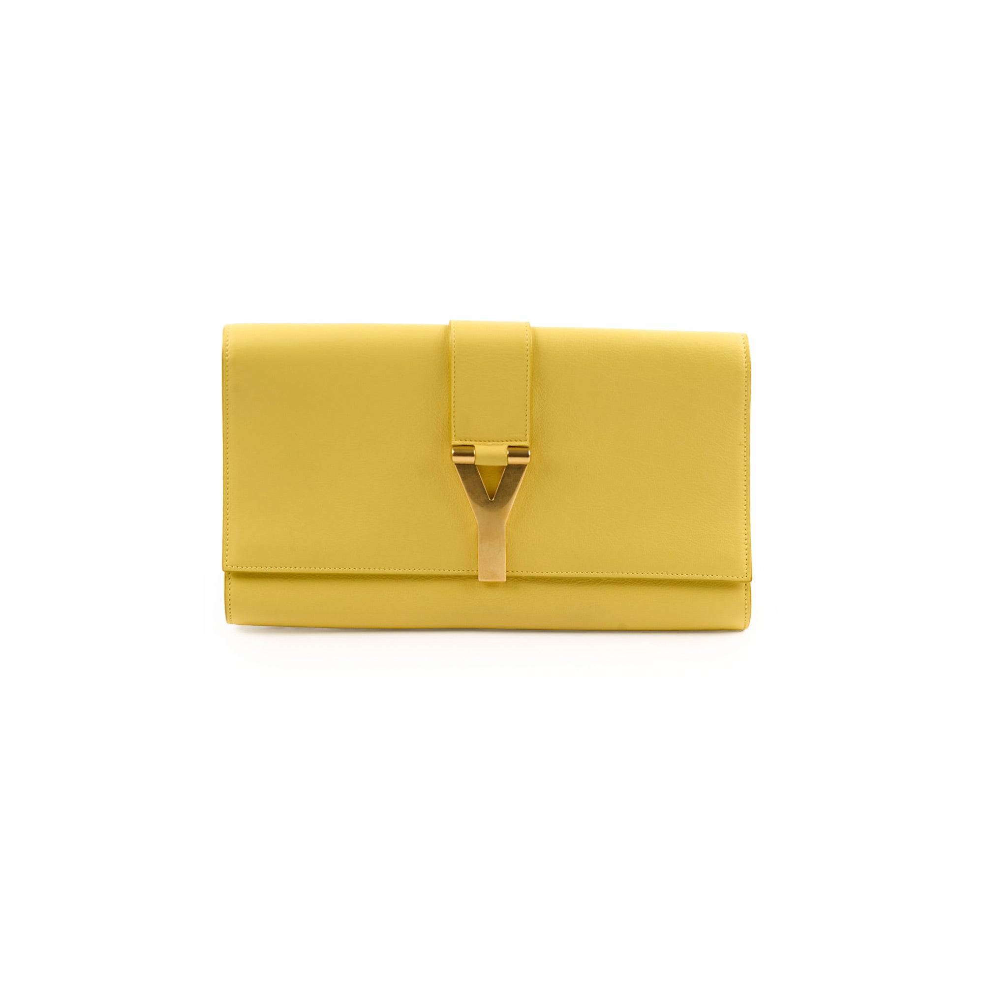 Saint Laurent Y Clutch Yellow
