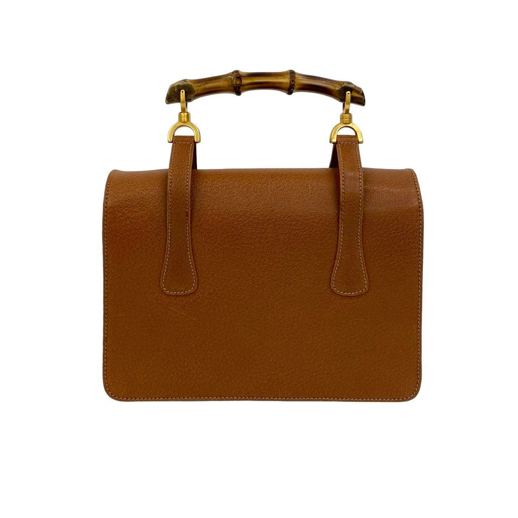 Gucci Bamboo Leather 2way Bag