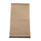 Gucci 180x48cm Scarf Wool Brown