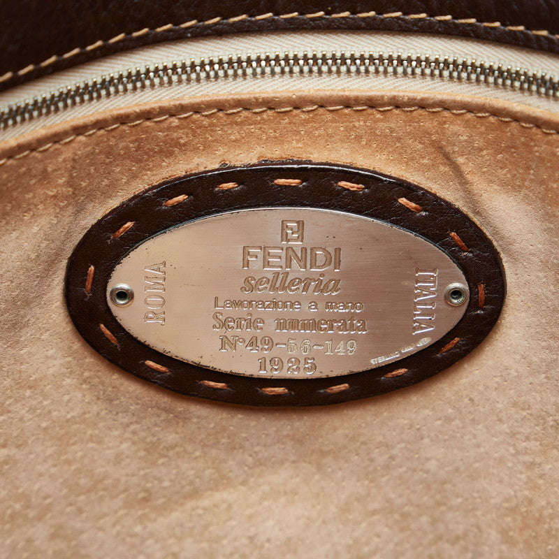 Fendi Leather Shoulder Bag - '10s