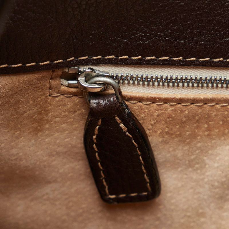 Fendi Leather Shoulder Bag - '10s