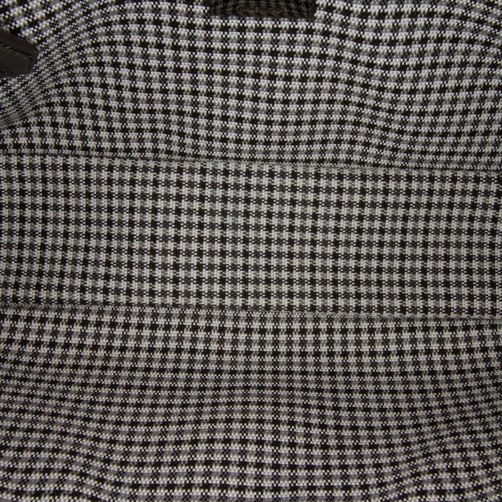 Fendi Baguette Grey Houndstooth Zucca Canvas