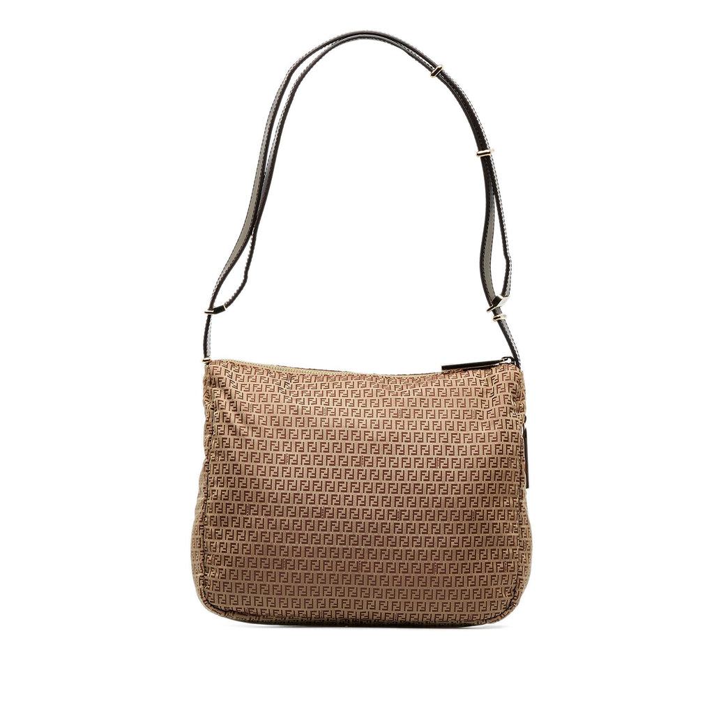 FENDI Micro Zucchino Nylon Shoulder Bag