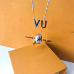 Louis Vuitton MONOGRAM PATTERN CHARMS NECKLACE
