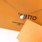 Louis Vuitton MONOGRAM PATTERN CHARMS NECKLACE