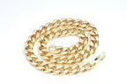 Louis Vuitton CHAIN LINKS MONOGRAM PATTERN NECKLACE GOLD-COLOR HARDWARE