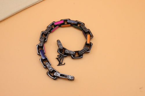 Louis Vuitton CHAIN BRACELET ENGRAVED MONOGRAM RAINBOW