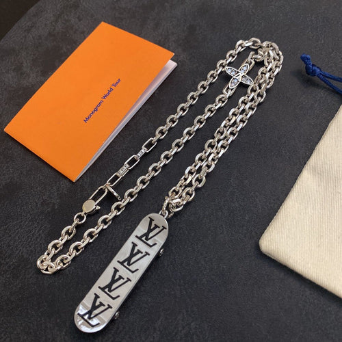 Louis Vuitton PENDANT SILVER SKATEBOARD