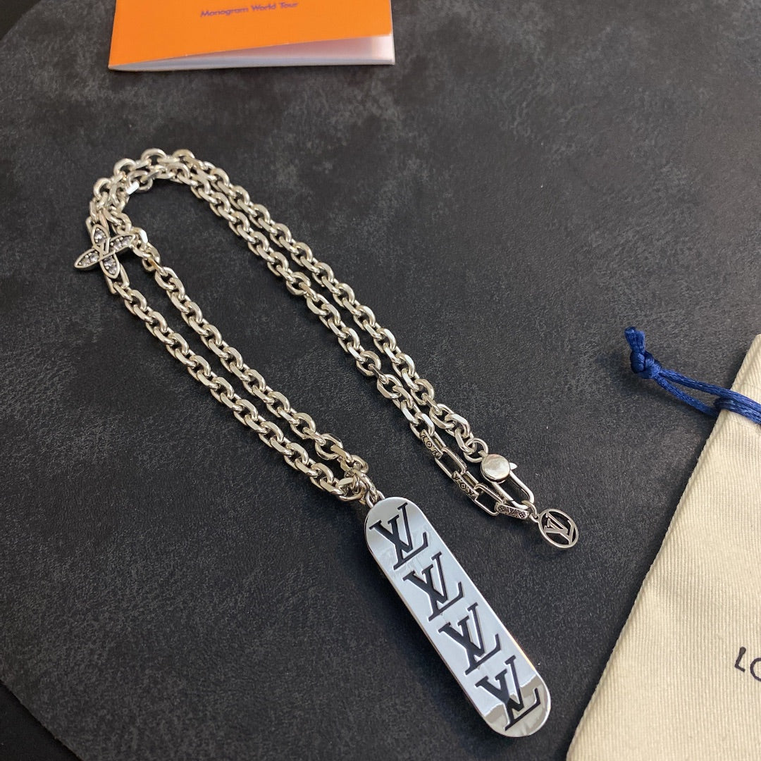 Louis Vuitton PENDANT SILVER SKATEBOARD