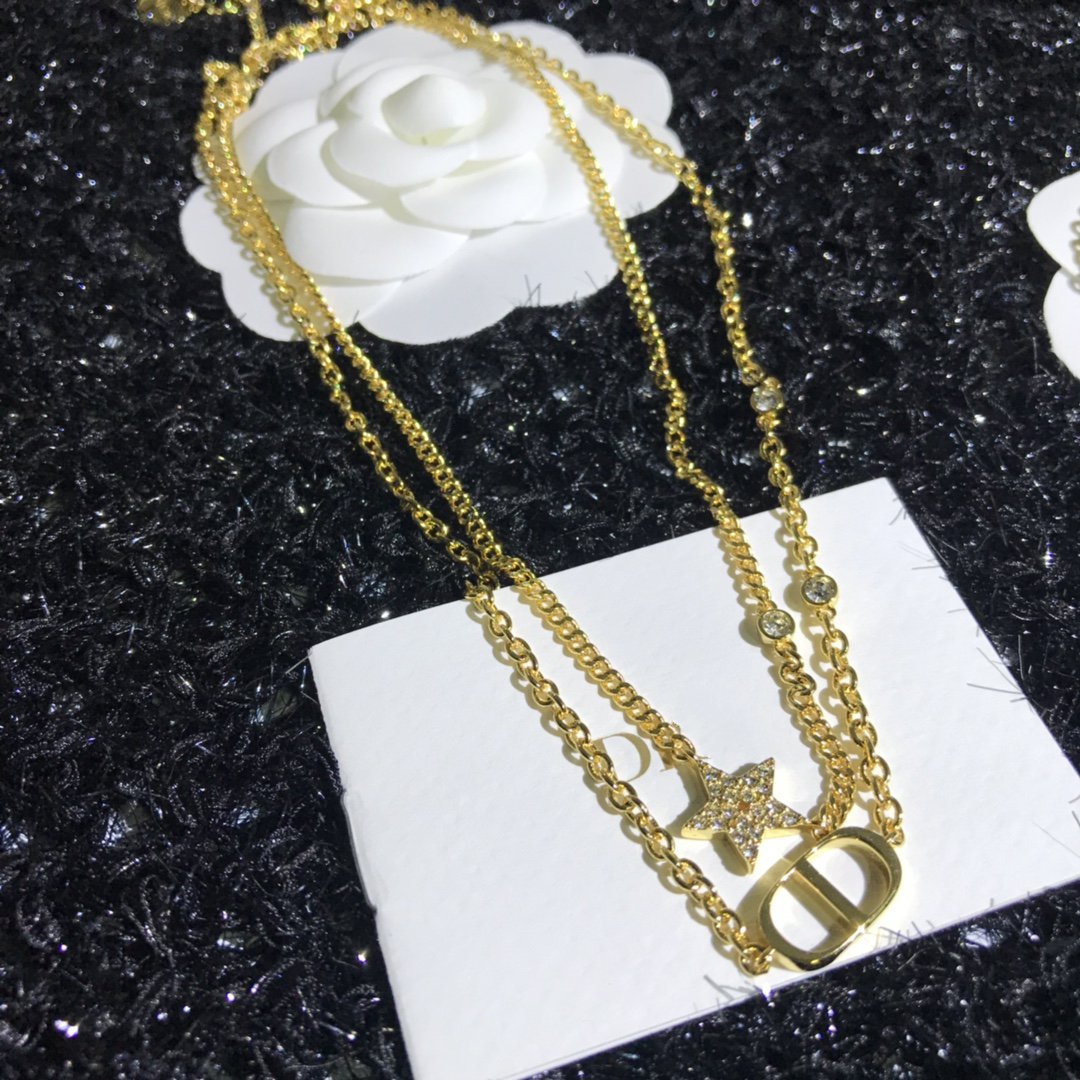 DIOR PETIT DOUBLE NECKLACE