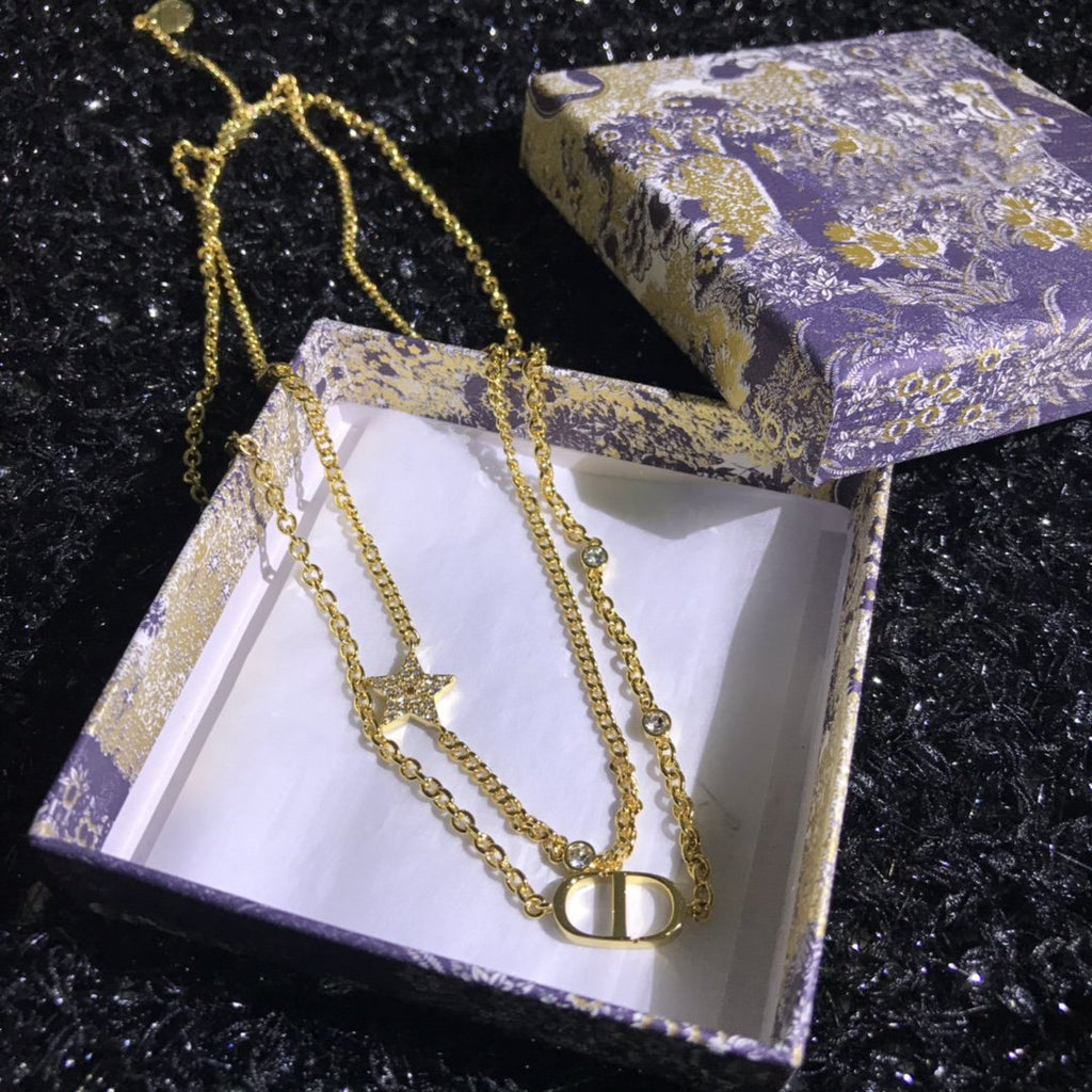 DIOR PETIT DOUBLE NECKLACE
