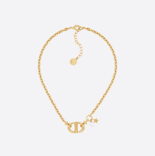 DIOR NAVY NECKLACE