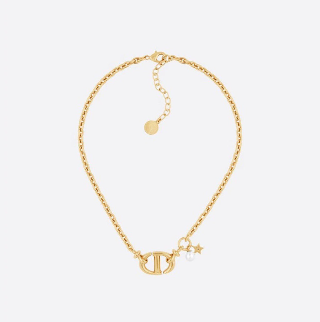 DIOR NAVY NECKLACE