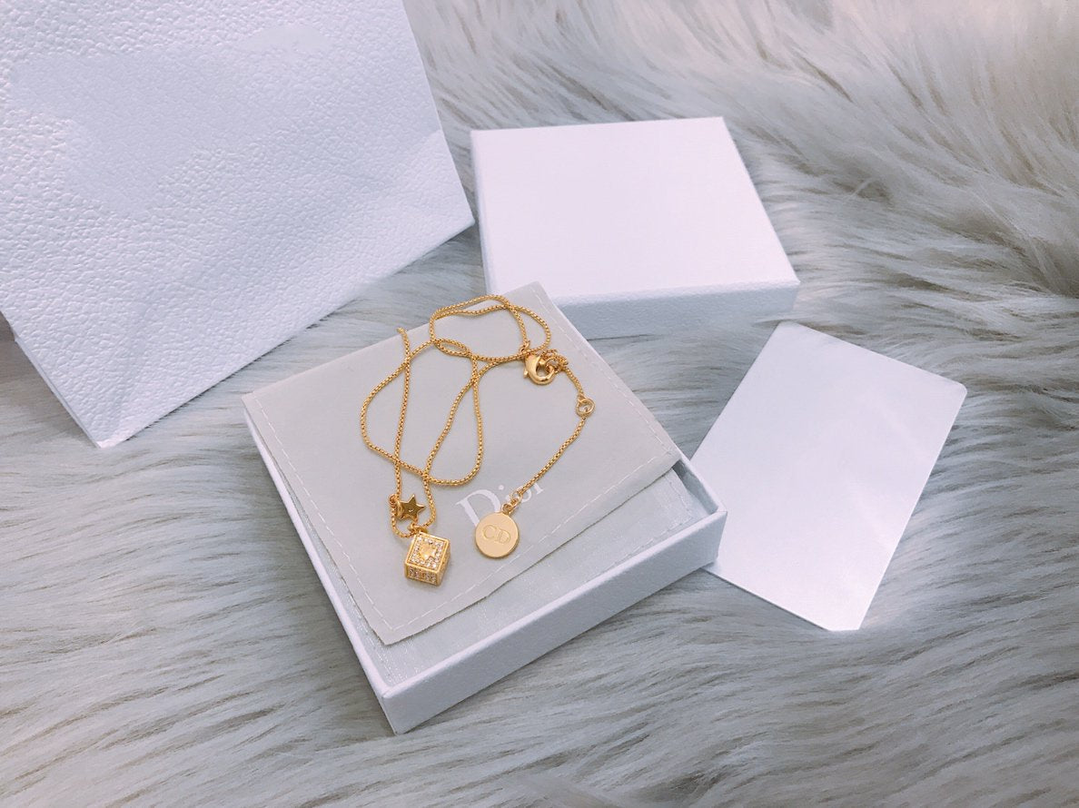 DIOR DICE NECKLACE