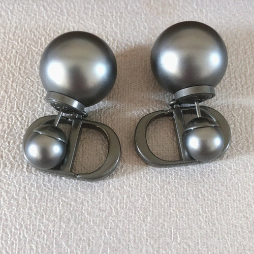 DIOR WOMEN'S DESIGNER BLACK EARRINGS