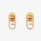 FENDI F O'LOCK GOLD EARRINGS