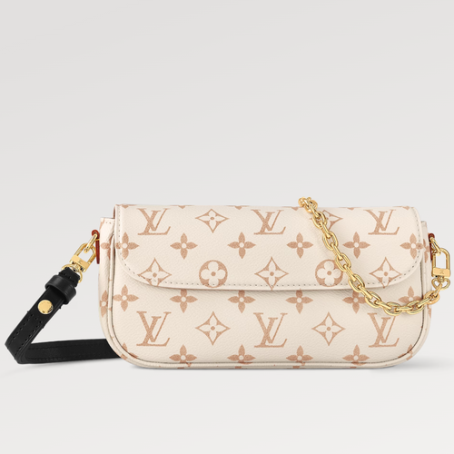 Louis Vuitton WOC 2WAY CHAIN WHITE PINK LEATHER