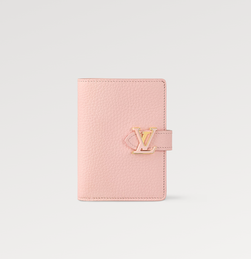 Louis Vuitton VERTICAL COMPACT WALLET PINK CAPUCINES