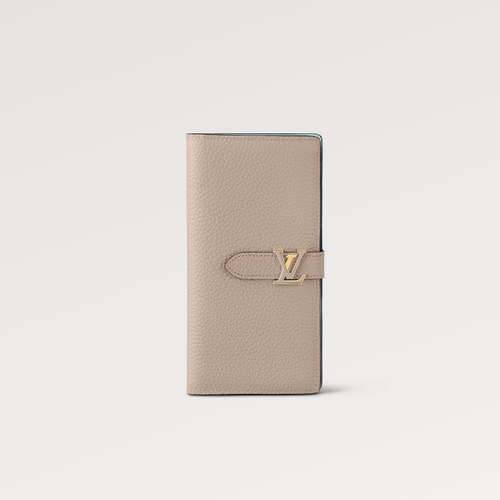Louis Vuitton VERTICAL WALLET CAPUCINES GREY