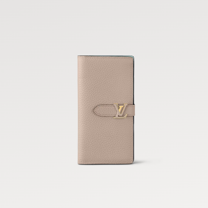 Louis Vuitton VERTICAL WALLET CAPUCINES GREY