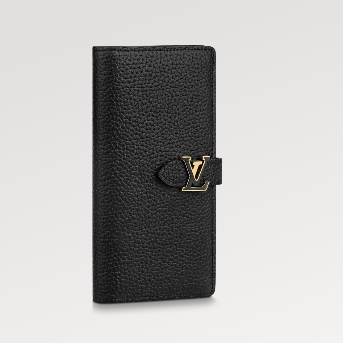 Louis Vuitton VERTICAL WALLET CAPUCINES BLACK
