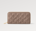 Louis Vuitton ZIPPY WALLET 19 BEIGE EMBOSSED LAMBSKIN