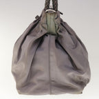 PRADA Hand Bag Nylon 2way Gray  yk10519
