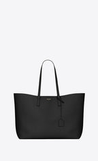 SAINT LAURENT SHOPPING TOTE E/W IN SUPPLE LEATHER