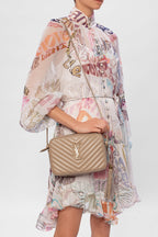 YVES SAINT LAURENT QUILTED CALFSKIN LOU CAMERA BAG